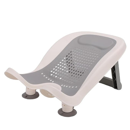 YWBL-WH Baby Butt Washing Basin, Portable Bath Tub with Strong Suction Cups and Soft Mesh, for Newborn Toddler Bathing Support, Non Slip Comfortable Design