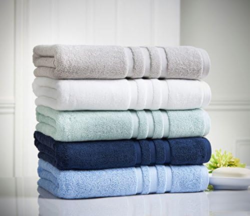 Veteran Textile LLC - 6 Pieces - Turkish Cotton - Luxury Towel Set for Bathroom & Kitchen, 2 Bath Towels, 2 Hand Towels & 2 WashCloths *Valued $79.99* (Black)