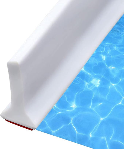 Collapsible Shower Water Guard Water Splash Guard Water Dam Barrier Shower Threshold for Shower Stall, Stay Dry Retainer for Wet and Dry Separation for Bathroom (48") …