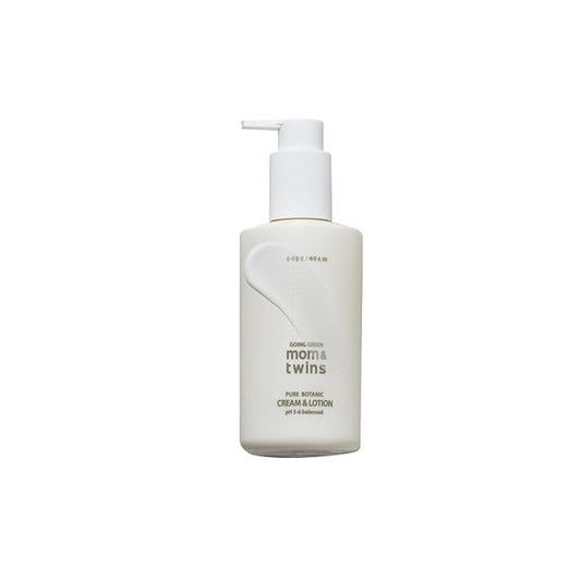 CREAM & LOTION – Organic Korean 2‑in‑1 Baby Face & Body Lotion, Gentle Deep Moisturizer with Vitamin C for Sensitive Skin, Soothing Hydration (7.1 fl oz / 210 g)