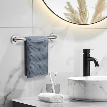 Grab Bars for Shower, 1 Pack 18-Inch Anti Slip Shower Handles for Elderly, Safety Shower Grab Bar, Stainless Steel Handicap Grab Bars for Bathroom,Toilet (Brushed Nickel, 1" Diameter)