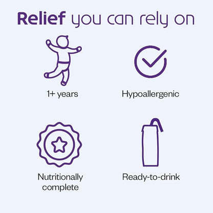 Nutricia Neocate Splash - Ready-to-Feed Hypoallergenic, Amino Acid-Based Toddler and Junior Formula - Grape - 8 fl oz (Case of 27)