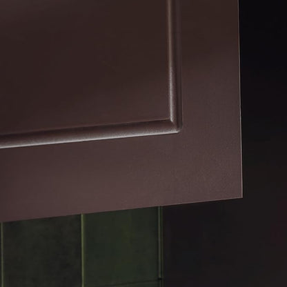 Haotian Wall Cabinet Laundry Room, Medicine Cabinet for Bathroom Kitchen Garage,Floating Cabinet Hanging Storage with Adjustable Shelf, Brown FRG231-BR