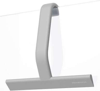 dancemoon JustHang Shower Squeegee for Glass Doors, All-One-Piece Silicone with Built-in Hook Design for Easy Hanging, Household Window Mirror Squeegee for Bathroom, Glass, Kitchen, Tile Wall, Car