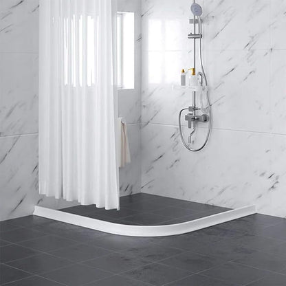 39 Inch Shower Threshold Water Dam Collapsible Bath Shower Barrier Water Stopper Retention System Dry and Wet Separation for Bathroom Kitchen and More (3.3ft)