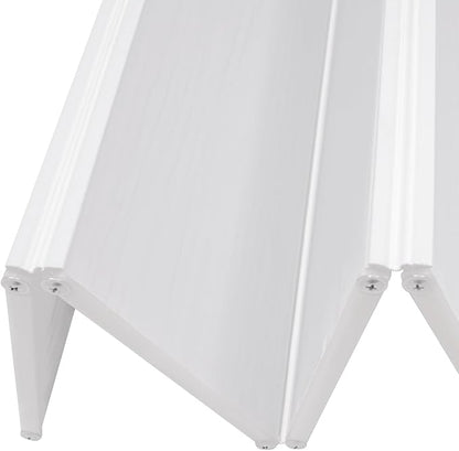 Bathtub Cover 70.8" x 31.5" Folding PVC Bathtub Cover Adjustable Anti-dust Shutter Bath Lid Insulation Bathtub Tray for Most Tubs in Home, Bathroom, Spa (White)