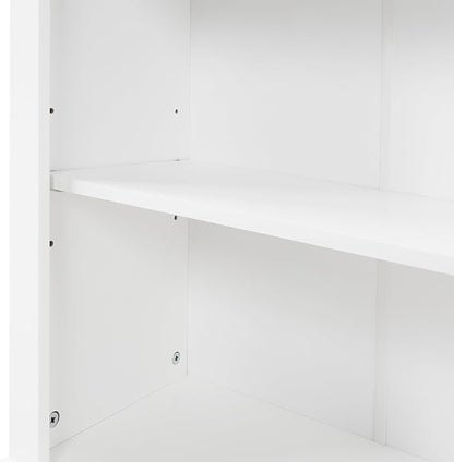 Favfurish 68" Tall Bathroom Storage Cabinet with Doors and Drawer,Modern Linen Cabinets w/Adjustable Shelf and Anti-Toppling Device,Freestanding Organizer for Bath Room,Study,Office,Kitchen White