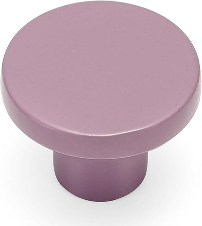 Ravinte 30 Pack Cabinet Knobs Purple Kitchen Cabinet Knobs Round Dresser Drawer Pulls Closet Door Pulls 1-1/5 Inch