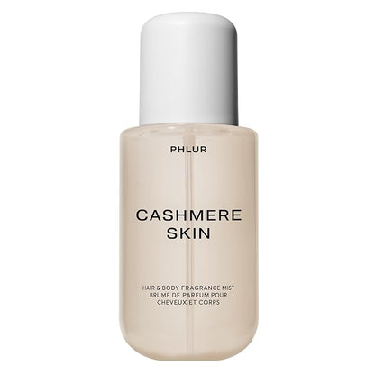 PHLUR Cashmere Skin Body Mist - Hair & Body Fragrance Mist - Body Spray with Cashmere, Cream, Vanilla, Almond, Santal, & Musk (8.1 Fl Oz)