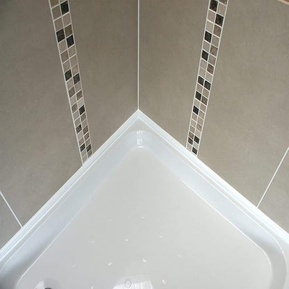 118 Inch Water Guard for Kitchen Sink，Silicone Rubber Kitchen Splash Guard, Corner Water Retaining Dam Strip for Countertop,Shower, Bathroom，Self Adhesive Caulk Seal Strip Edge Trim (Transparent)