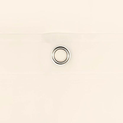 Barossa Design Beige Stall Shower Curtain Liner 36" W x 72" H - Waterproof PEVA Plastic Shower Liner for Small Bathroom Stall, Lightweight Bath Curtain with 3 Magnets & Metal Grommets - Beige