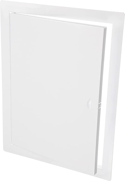10" x 14" White Metal Access Panel. Service Shaft Door Panel. Plumbing, Electricity, Heating, Alarm Wall Access Panel for Drywall. Bathroom Services Access Hole Cover.