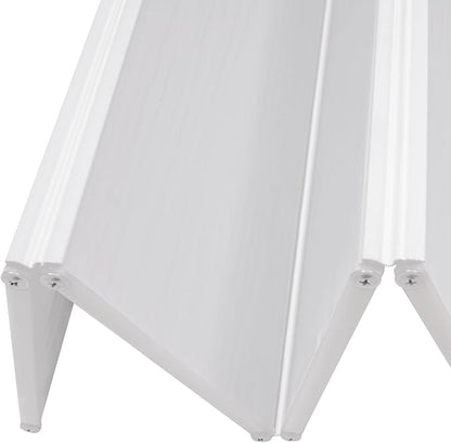 Bathtub Tray 59" x 27.5" Foldable Bathtub Cover Adjustable PVC Shutter Bath Lid Anti-dust Bathtubs Cover for Tub Can Store Wine Glass, Books, Tablets, Cellphones, White