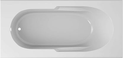 Jacuzzi SIGNATURE Acrylic Drop-In Bathtub, Soaking Sanctuary, Slip Resistant, Universal Drain Placement, 72" (L) x 36" (W), Rectangle, Oyster