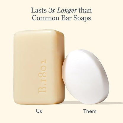 Beekman 1802 Goat Milk Body Soap Bar, Honey & Orange Blossom - Scented - 9 oz - Nourishes, Moisturizes & Hydrates - 100% Vegetable Soap with Lactic Acid - Good for Sensitive Skin - Cruelty Free