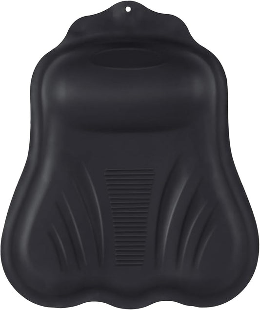 Goowin Bath Pillows for Tub, New Generation Skin-Friendly Silicone Bath Pillow, Luxury Bathtub Pillow for Head and Neck, Powerful Suction Tub Pillow for Bathtub with Inflatable Airbag (Black)