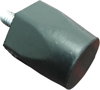 OCS Parts Adjustable Rubber Bumper Feet, Levelers, 1/4-20 Thread, Solid Rubber (4)