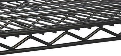 Omega 12" Deep x 48" Wide x 86" High 3 Tier Black Starter Shelving Unit