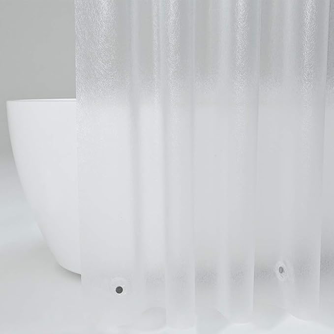 AooHome Frosted Shower Curtain Liner 8G Eva Extra Long Shower Curtain 72x78 Inch with Heavy Duty 5 Bottom Magnets, Thick Shower Liner for Shower Stall, Bathtubs, Semi Transparent