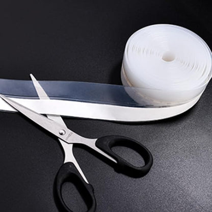 Weather Stripping Door Seal Strip, Door Weather Stripping Seal Strip Sealing Tape for Doors Windows Shower (25mm, Transparent)