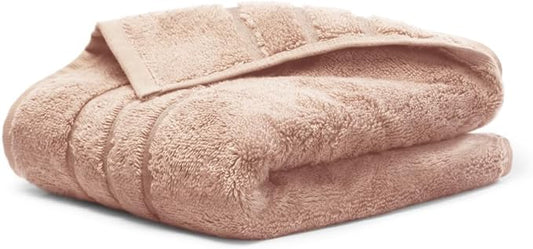 Cariloha Hand Towel | Blush | 16"x24" | Turkish Cotton & Viscose Material Blend | Extra Smooth, Odor Resistant and Highly Absorbent