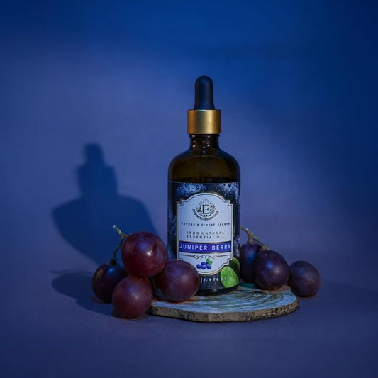 Luxurious Juniper Berry Essential Oil by Enhanced Essentials| Slow Distilled & Pure| for Diffusers,Skin & Hair Care,Aromatherapy,Perfume,Soap & Candle Making|with Glass Dropper|3.38 fl oz (100 ml)