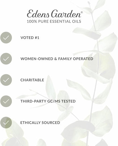 Edens Garden Rest Essential Oil Blend- 100% Pure Therapeutic Grade & Undiluted Natural Aromatherapy Blend Relaxation, Calm & Restful Nights - for Home Diffusers & Humidifiers, 10 ml (.33 fl oz)