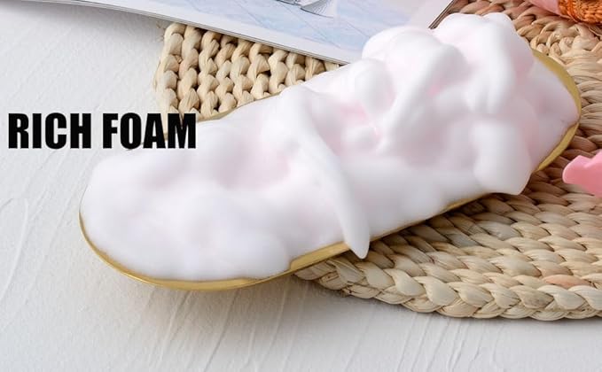 2 Oz Empty Foam Pump Bottle (100 PCS) Travel Foaming Soap Dispenser for Hand Soap, Lash Shampoo Cleanser (White&Gold Pump&Clear Cap)
