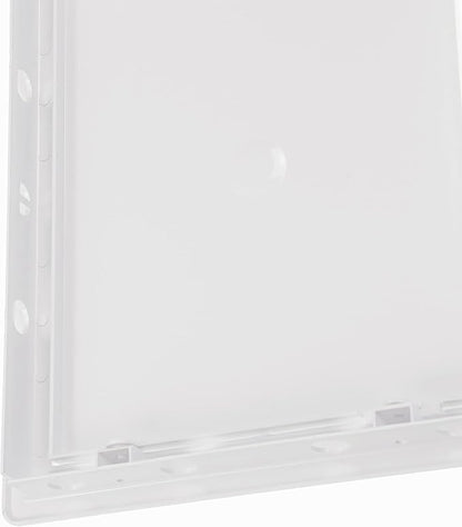 8" x 10" White Plastic Access Panel. Service Shaft Door Panel. Plumbing, Electricity, Heating, Alarm Wall Access Panel for Drywall. Bathroom Services Access Hole Cover.