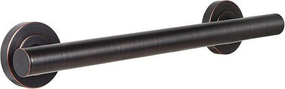 Lava Odoro Shower Grab Bar, Modern Stainless Steel Handicap Grab Bar for Bathtubs and Showers, Shower Safety Bar for Seniors Disabled, ADA-Compliant (Oil Rubbed Bronze, 18 Inch)