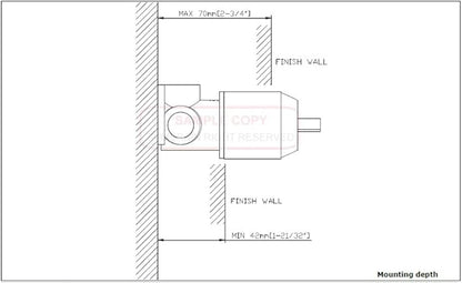 sumerain Shower Faucet Brushed Nickel,Single Handle Solid Brass Rough-in Valve with Shower Arm and Showerhead