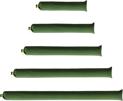 Upgraded Extra-Thick Reusable Flood Sandbags - Double-Stitched Canvas, Leak-Proof Closure | Multiple Sizes (3ft-10ft) for Water Barrier & Flood Protection (6ft (Upgraded) 4-Pack)