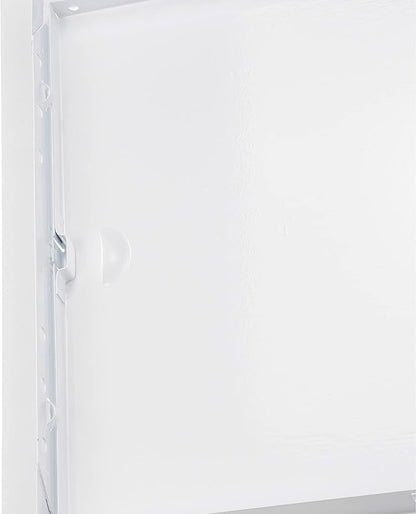 8" x 10" White Metal Access Door. Shaft Door Panel for Plumbing, Electricity, Heating, Alarm. Bathroom Access Hole Cover