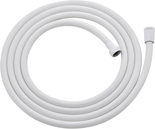 119 Inches Long Shower Hose Rv Shower Hose Extra Long Explosion Proof Anti Winding PVC Showerhead Hoses For Cleaning Pet White Showerhose Extension Smooth Flexible Hand Held Shower Hoses Replacement