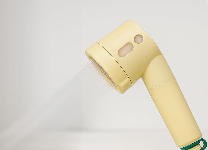 Glow On and On Shower Head & Minari + Cica Cartridge Set – Soothing Filter Shower Head Bundle with Connector Case Holiday Gift Set