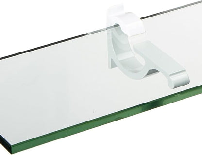 Spancraft Glass M-6x12-White Monarch Glass Shelf, White, 6" x 12"