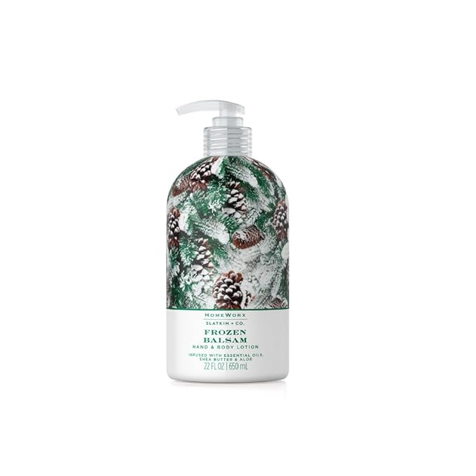 Homeworx by SLATKIN + CO.- Frozen Balsam, 22 fl oz. Body Lotion