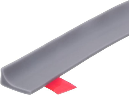 uxcell 78 Inch Collapsible Shower Barrier Stopper Water Splash Guard Blocker 79"Lx0.8"Wx0.5"H for Bathroom Kitchen Wet and Dry Separation, Gray