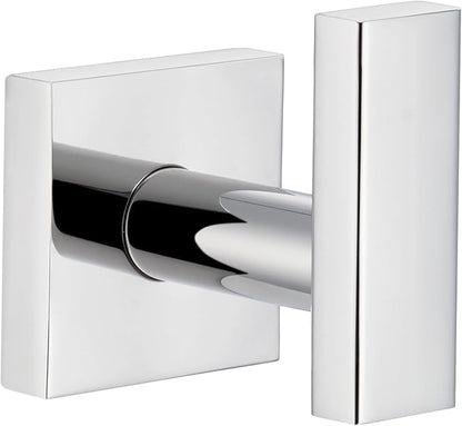 Angle Simple Towel Hook for Bathroom, SUS 304 Stainless Steel Robe Coat Hook, Hand Towel Holder Wall Mounted, Polished Chrome