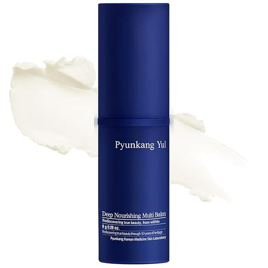 Pyunkang Yul PKY Deep Nourishing Multi Balm - 8g | Hydrating & Soothing All-in-One Balm for Face, Lips & Body, Stocking Stuffer Christmas Holiday New Year gift set