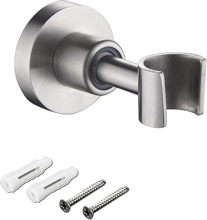 PHASAT Handheld Shower Head Holder Adjustable 304 Stainless Steel Handheld Shower Head Bracket Holder Wall Mount,Shower Wand Holder Brushed Nickel,A13021N