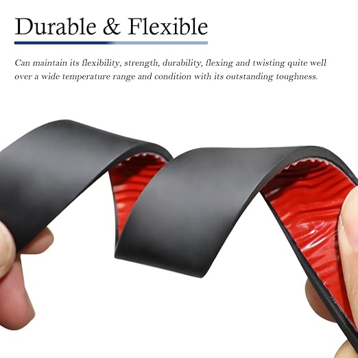 Neoprene Rubber Strips Self Adhesive Solid Rubber Sheets, Rolls & Strips for DIY Gaskets Crafts Pads Seals Warehouse Flooring Neoprene Sheet with Adhesive Backing (1" Wide x 1/16" Thick x 20' Long)