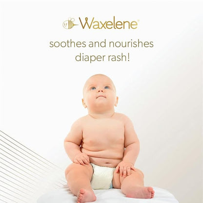 Waxelene Multipurpose Ointment Large Tube, Organic Aerated Balm the Petroleum Jelly Alternative Soothing Botanical Eczema Dry Skin Face Moisturizer