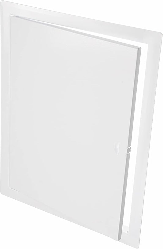 12" x 16" White Metal Access Panel. Service Shaft Door Panel. Plumbing, Electricity, Heating, Alarm Wall Access Panel for Drywall. Bathroom Services Access Hole Cover.