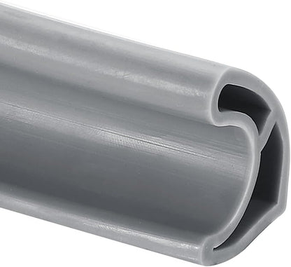 uxcell Shower Water Barrier, 67" TPE Splash Guard Shower Water Stopper Retention System for Bathtub Sink Washing Machine Dry and Wet Separation, 1.18"W x 1.77"H, Gray