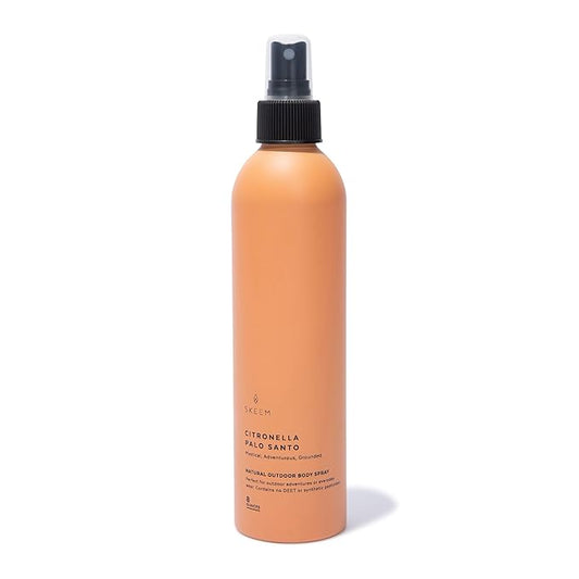Skeem Aura Citronella Body Spray 8 oz, Palo Santo - Easy To Use Natural Spray, Family Friendly