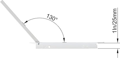 10" x 14" White Metal Access Panel. Service Shaft Door Panel. Plumbing, Electricity, Heating, Alarm Wall Access Panel for Drywall. Bathroom Services Access Hole Cover.