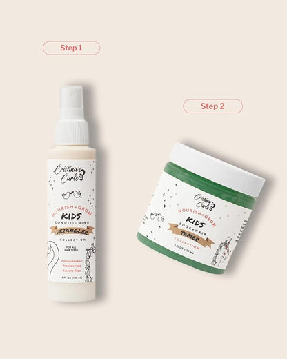Cristina's Curls Conditioning Detangler Spray for Kids – Leave-in Slip & Frizz Control with No Buildup
