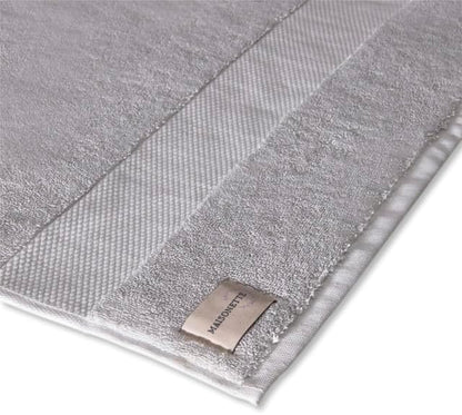 Maisonette Elegance 100% Organic Cotton Turkish Bathroom Towels Set, Ideal Quick Dry Luxury Washcloths, Hand & Large Bath Towels for Shower (6 Pack), White