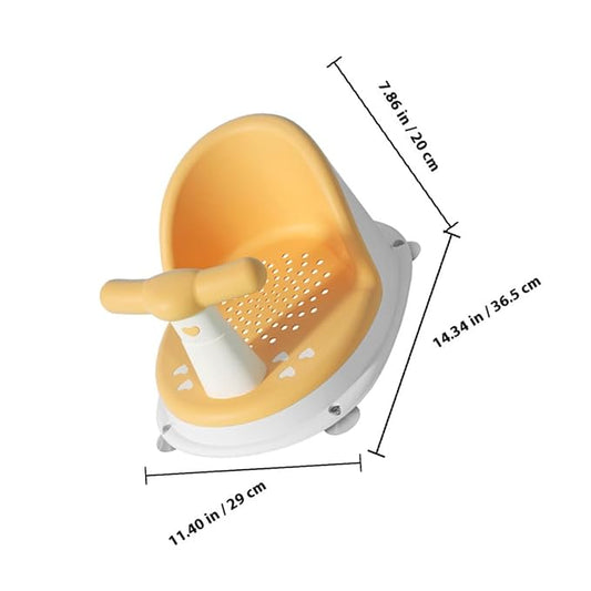 Bath Seat for Months Nonslip Portable Bathtub Support with Ergonomic Comfort and Lightweight Design for Safe Bathing and Playtime